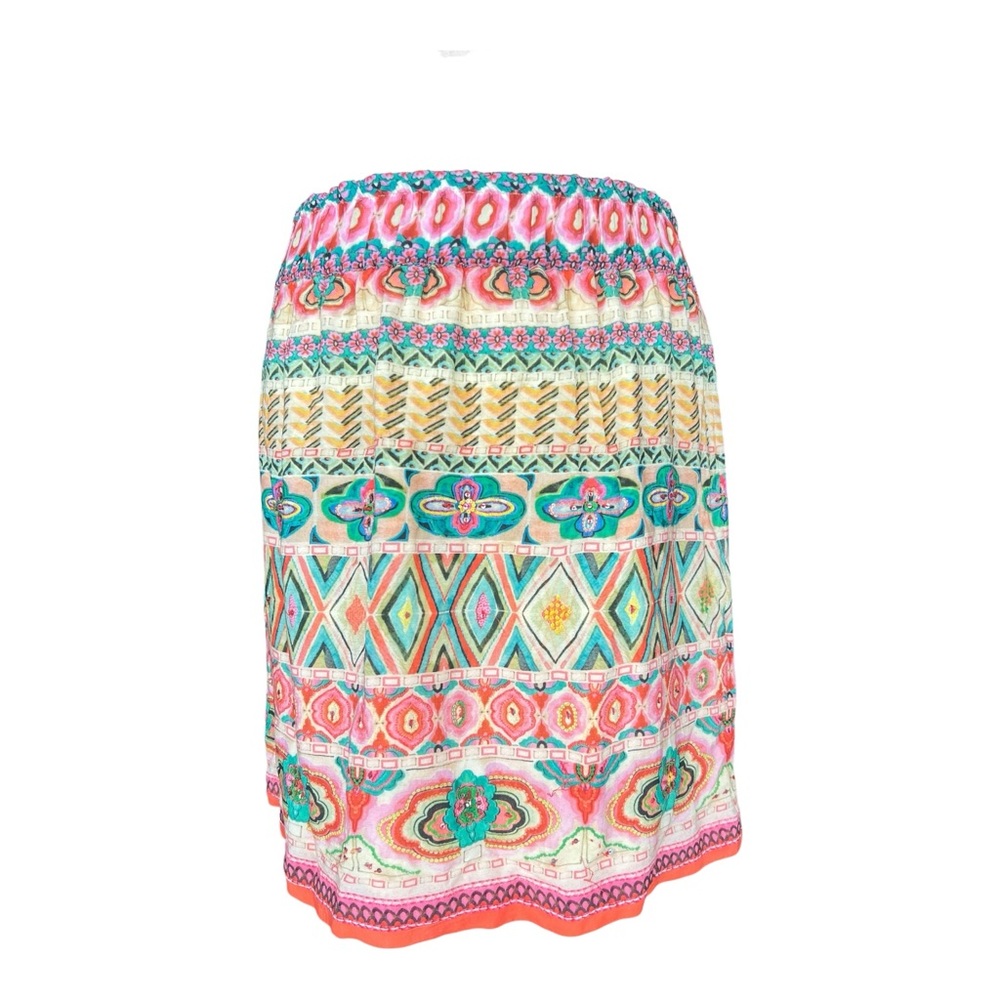 Tanvi Kedia Anthropologie Boho Aztec Geometric Print Skirt Size S